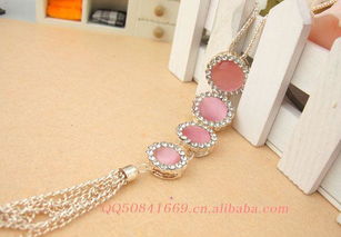 特價促銷 韓版貓眼石流蘇多層毛衣鏈，時尚批發(fā)優(yōu)選